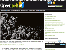 Tablet Screenshot of greenbeltevents.com